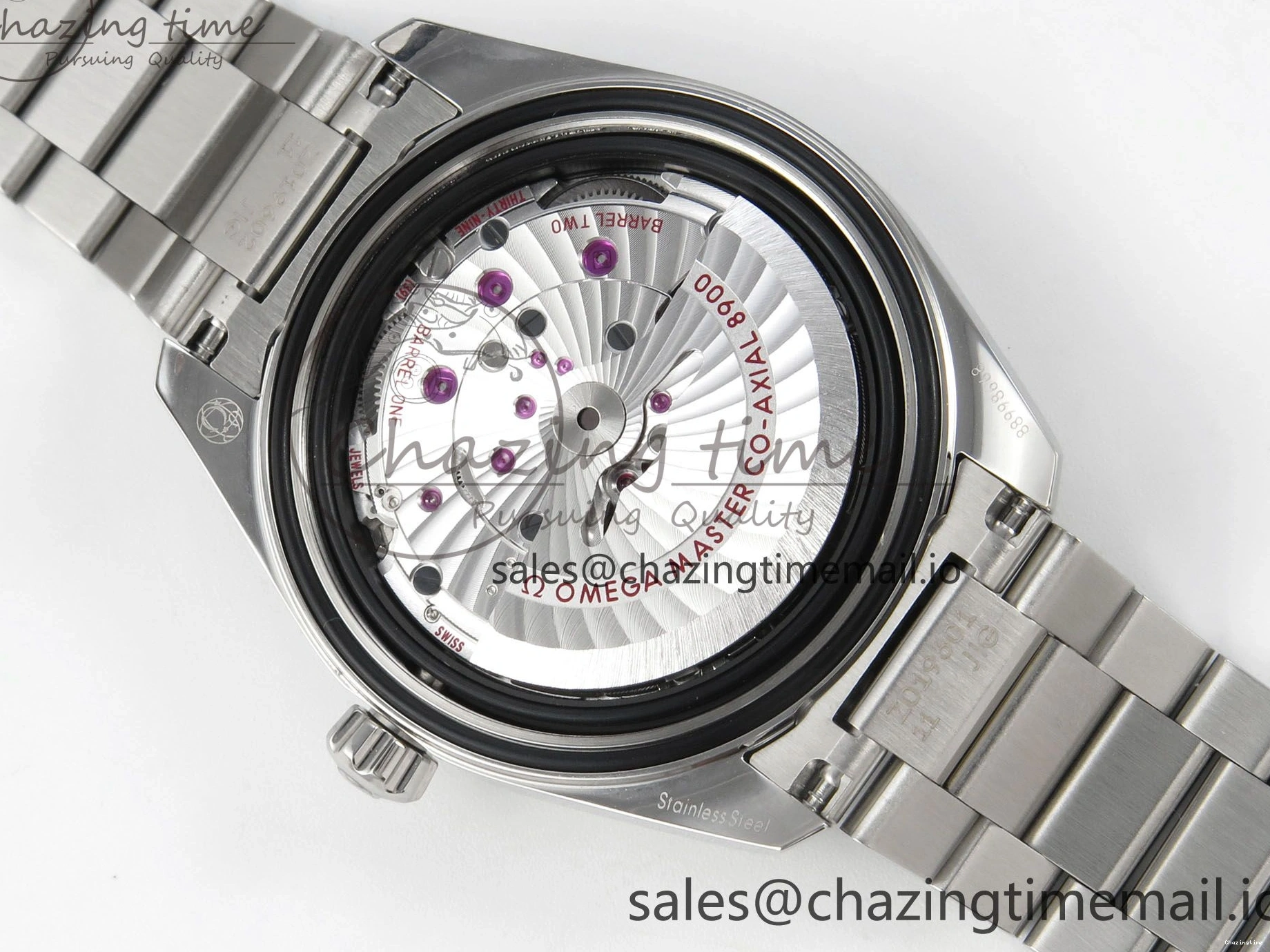 0102 Efficient Seamaster 150M SS VSF 1:1 Best Edition Turquoise Blue Dial on SS Bracelet A8900 Super Clone 7661